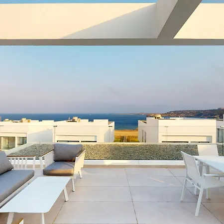 Front Line Sea-view Beach Nefeli At Periyiali Konnos فيلة بروتاراس